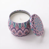 Andme-Tin Candle Jar with Soy Wax - Lavender
